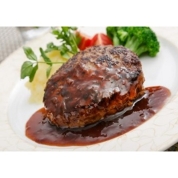 【産直】落合務監修　牛肉100％のハンバーグと黒トリュフソース