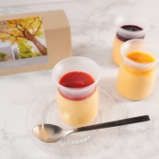 【産直】［shirokane sweets TOKYO］白金プラチナプリン　フルーツアソート　3個入り