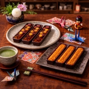 【産直】プレーンスイートポテトと黒胡麻仕立てのスイートポテト　６本入