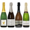 【産直】シャンパーニュ入り　欧州産　スパークリングワイン4本セット