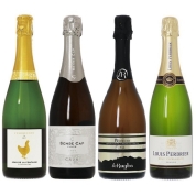 【産直】シャンパーニュ入り　欧州産　スパークリングワイン4本セット