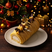 【産直】白金ブッシュドノエル（幻のさつまいも　シルクスイート）