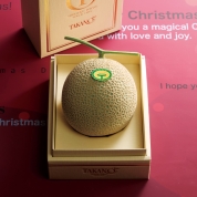 【産直】【新宿高野】クリスマスマスクメロン