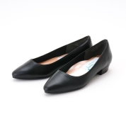 【パスポート優待20％OFF】[カルテットハーモニー]ポインテッドパンプス ブラックスムース（BL）