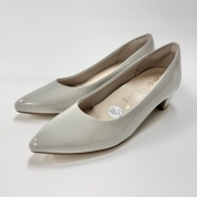 ［カルテットハーモニー］ポインテッドパンプス10900　GY/E