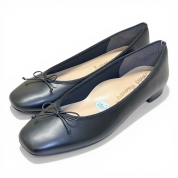 [カルテットハーモニー] スクエアトゥプレーンパンプス15760　BL