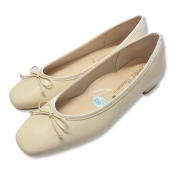 [カルテットハーモニー] スクエアトゥプレーンパンプス15760　BG