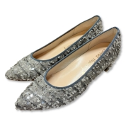 [カルテットハーモニー] ポインテッドトゥプレーンパンプス1096　GY