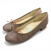 [カルテットハーモニー] アーモンドトゥプレーンパンプス1950　LBR/GLT