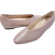 ［エンチャンテッド］晴雨兼用深甲Vカットフラットシューズ　24903　PBG