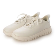 ［エンチャンテッド］アクションレザーシューレースゴムスニーカー 26301　WH