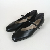 [ドミニクバー]＜晴雨兼用＞メリージェーンパンプス 　ブラック (BL)