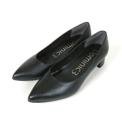 [ドミニクバー]＜晴雨兼用＞ポインテッド プレーンパンプス No.9193　ブラック (BL)