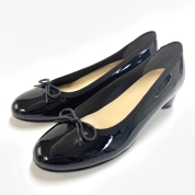 ［ツモリチサト ウォーク］レインパンプス 49070007　ブラックエナメル