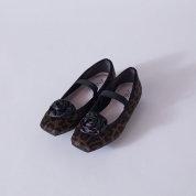  ［平松可奈子さんデザイン］ローズフラットシューズ　HYO