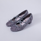  ［平松可奈子さんデザイン］グリッターバレエシューズ　ST