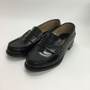 ［ハルタ］コインローファー 304　ブラック