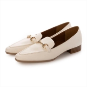 [EVOL]【軽量・晴雨兼用】晴雨兼用ソフトビットローファー IY5612　アイボリー(IV)