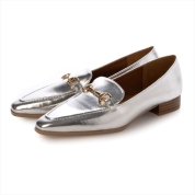 [EVOL]【軽量・晴雨兼用】晴雨兼用ソフトビットローファー IY5612　シルバー(SV)