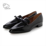 [EVOL]【軽量・晴雨兼用】ソフトリボンローファー IY5614　ブラック(BL)