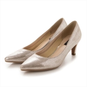 [EVOL]晴雨兼用  ポインテッドパンプス IR9594　ゴールド(GD)