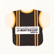 【Jr ウィンターカップ公式グッズ】ハンドタオル　Hシャツ型　