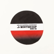【Jr ウィンターカップ公式グッズ】ハンドタオル　I丸型　