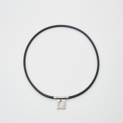[ANGLE]【磁気ネックレス】e.MODEL 01 NECKLACE　プラチナ
