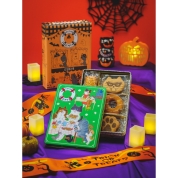 【秋スイーツ】[泉屋東京店]ねこ缶(365日クッキーがつづる幸せ)ハロウィンバージョン