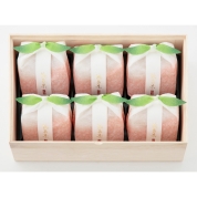 【夏スイーツ】［宗家 源 吉兆庵］桃泉果6個入