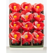 【冬スイーツ】[菓匠 清閑院]　椿の花(12個入)