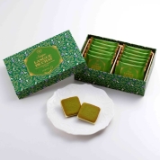 【新宿店お渡し】[ISHIYA G]サク ラング・ド・シャ(抹茶ミルク)12枚入