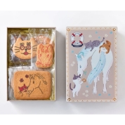 【新宿店お渡し】【冬スイーツ】［泉屋東京店］うまとねこ缶(幸せをつなぐ干支缶)