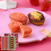 【新宿店お渡し】【春スイーツ】［シーキューブ］焼きティラミス いちご 12個入MIX