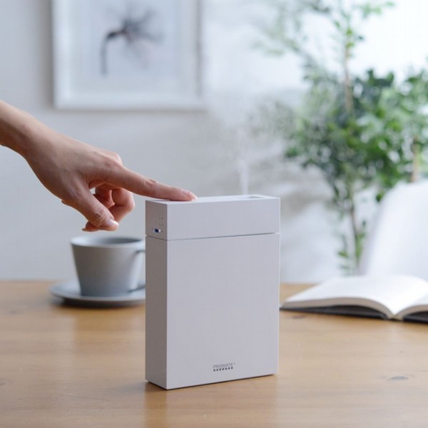 コードレスで置き場所自由 充電式ポータブル加湿器 ホワイト Prismate 京王ネットショッピング 京王百貨店