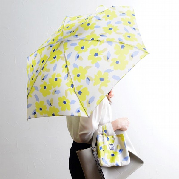 ミニトートに簡単収納 コンパクト折りたたみ傘 イエロー 京王ネットショッピング 京王百貨店