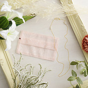 【SALE】普段のマスクもおしゃれにアレンジ　フラワーレースマスクカバー＆チェーンセット