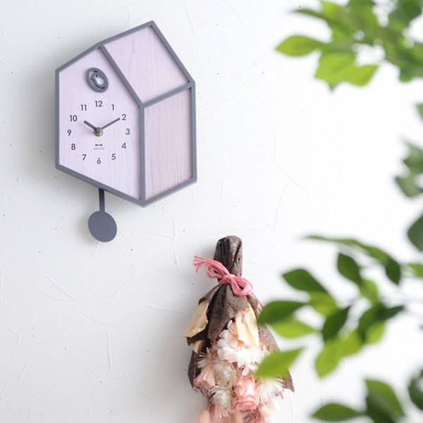 小鳥が窓からのぞく まるでトリックアートのような振り子時計／BRUNO - 京王ネットショッピング | 京王百貨店
