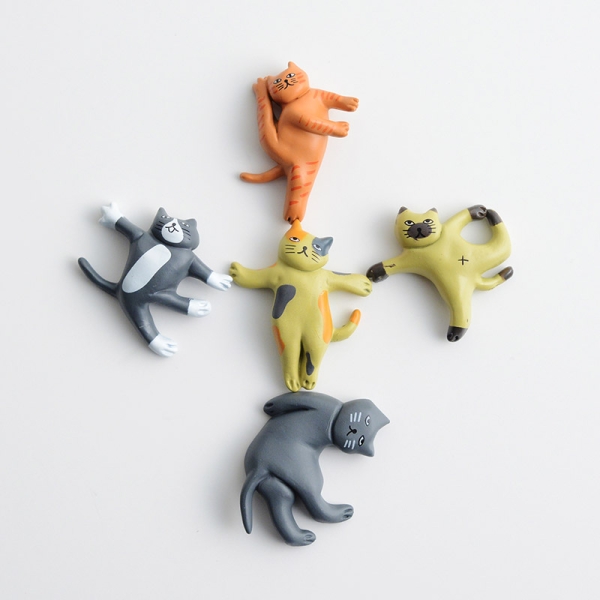 ゆる猫たちのヨガスタジオ キャットヨガマグネット 京王ネットショッピング 京王百貨店