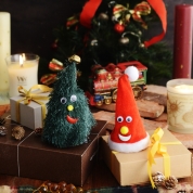 どたばたツリーとフリフリサンタハットのおもちゃセット