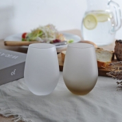 マットな質感のナチュラルカラーペアタンブラー