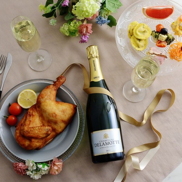 2本セット】DELAMOTTE（ドゥラモット）ブリュット 12％ 750ml